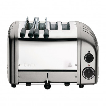 Dualit 2 x 2 Combi Vario 4 Slice Toaster Silver 42171 - Click to Enlarge