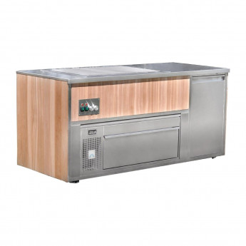 Synergy Grill Outdoor Cook Station 630 with Adande Drawer Fridge - Click to Enlarge