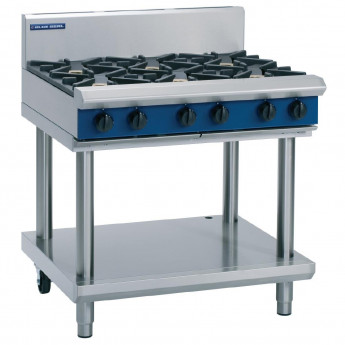 Blue Seal Evolution Cooktop 6 Open Burners on Stand 900mm - Click to Enlarge