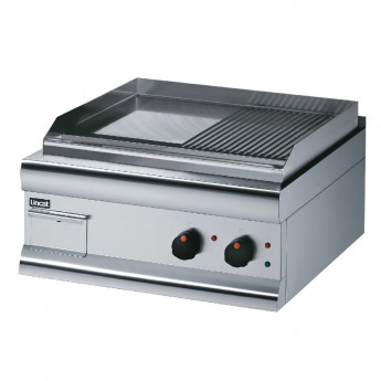 Lincat Silverlink 600 Half Ribbed Dual zone Electric Griddle GS6/TR - Click to Enlarge