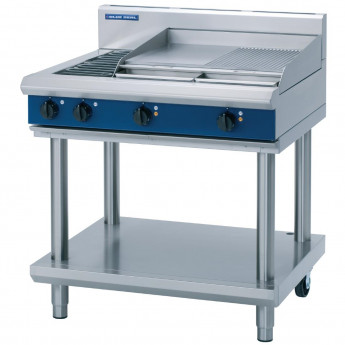 Blue Seal Evolution Cooktop 2 Element/Griddle Electric on Stand 900mm E516B-LS - Click to Enlarge