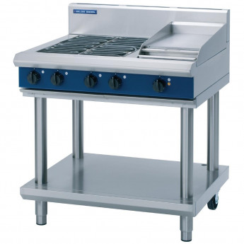 Blue Seal Evolution Cooktop 4 Element/ Griddle Electric on Stand 900mm E516C-LS - Click to Enlarge