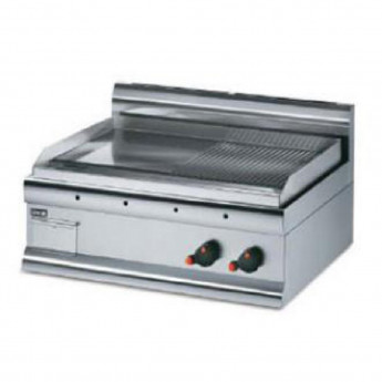 Lincat Silverlink 600 Half Ribbed Dual Zone Electric Griddle GS7/R - Click to Enlarge