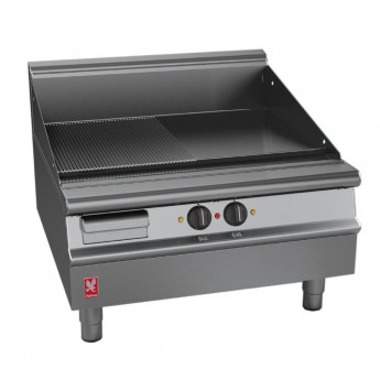 Falcon Dominator Plus 800mm Wide Half Ribbed Griddle E3481R - Click to Enlarge