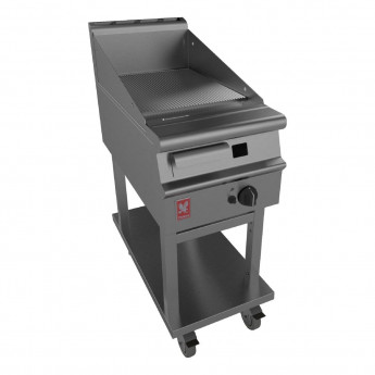 Dominator Plus 400mm Ribbed Griddle on Mobile Stand - Click to Enlarge