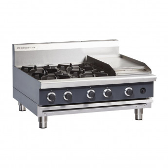 Blue Seal Cobra Countertop Gas Hob with Griddle C9C-B - Click to Enlarge