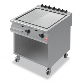 Falcon F900 Ribbed Griddle on Mobile Stand Gas G9581R - Click to Enlarge