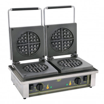 Roller Grill Round Waffle Maker GED75 - Click to Enlarge
