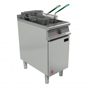 Falcon Dominator Single Tank Twin Basket Free Standing Electric Filtration Fryer E3840F - Click to Enlarge