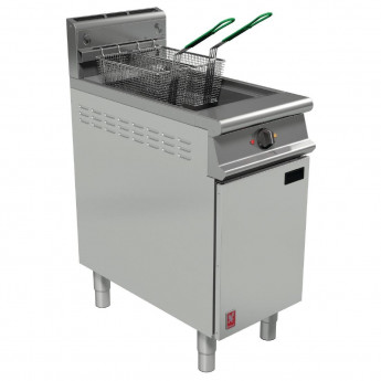 Falcon Dominator Single Tank Twin Basket Free Standing Gas Filtration Fryer G3840F - Click to Enlarge