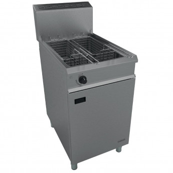 Falcon Chieftain Single Tank Twin Basket Free Standing Gas Fryer G1838X - Click to Enlarge