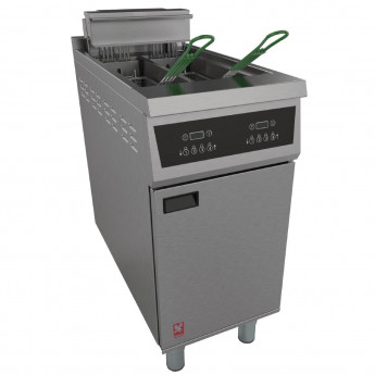 Falcon 400 Series Twin Tank Twin Basket Free Standing Electric Fryer E422 - Click to Enlarge