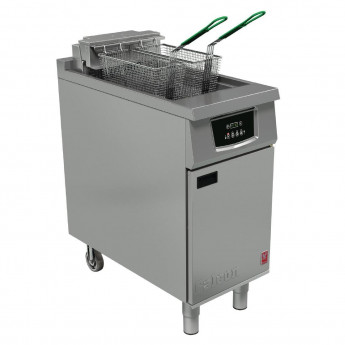 Falcon 400 Series Single Tank Twin Basket Free Standing Electric Filtration Fryer E402F - Click to Enlarge