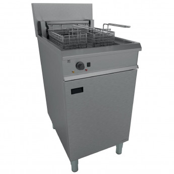 Falcon Chieftain Single Tank Twin Basket Free Standing Electric Fryer E1838 - Click to Enlarge