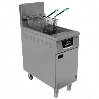 Falcon 400 Series Single Tank Twin Basket Free Standing Gas Filtration Fryer G402F - Click to Enlarge