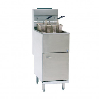 Pitco Single Tank Twin Basket Free Standing Gas Fryer CE-35CS - Click to Enlarge