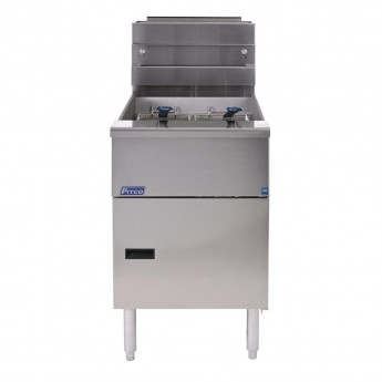 Pitco Twin Basket Single Tank Gas Fryer SG18S - Click to Enlarge