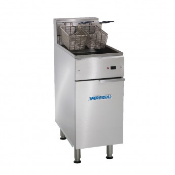 Imperial Single Tank Twin Basket Free Standing Electric Fryer IFS-40-E-LOE - Click to Enlarge