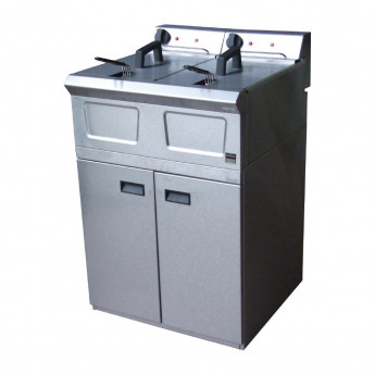 Falcon Twin Tank Twin Basket Free Standing Electric Fryer LD48 - Click to Enlarge