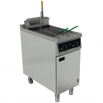 Falcon 400 Series Twin Tank Twin Basket Free Standing Electric Fryer E421F - Click to Enlarge