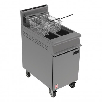 Falcon Dominator Twin Pan, Twin Basket Gas Fryer G3845 - Click to Enlarge