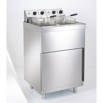 Parry Twin Tank Twin Basket Free Standing Electric Fryer NPDPF9 - Click to Enlarge