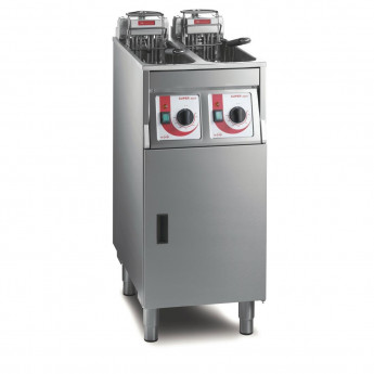 FriFri Super Easy Twin Tank Twin Basket Free Standing Electric Fryer 650125 - Click to Enlarge