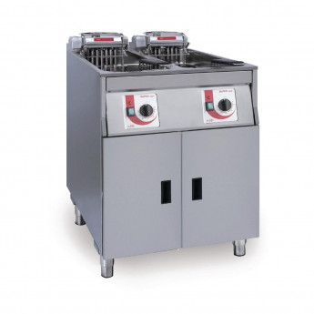 FriFri Super Easy Twin Tank Twin Basket Free Standing Electric Fryer 650138 - Click to Enlarge