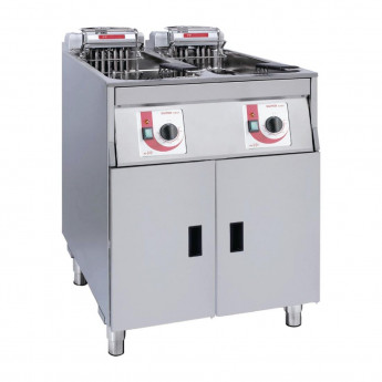 FriFri Super Easy Twin Tank Twin Basket Free Standing Electric Fryer 650139 - Click to Enlarge