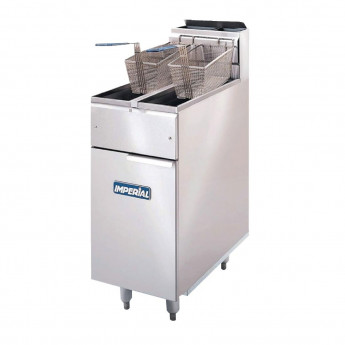 Imperial Twin Tank Twin Basket Free Standing Gas Fryer IFS-2525 - Click to Enlarge