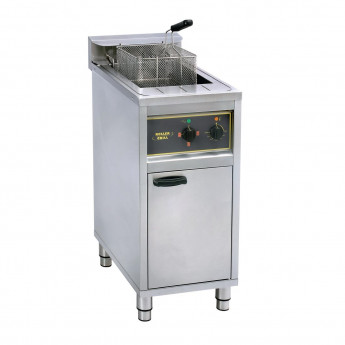 Roller Grill Single Tank Single Basket Free Standing Electric Fryer RFE16C - Click to Enlarge
