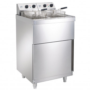 Parry Twin Tank Twin Basket Free Standing Electric Fryer NPDPF6 - Click to Enlarge
