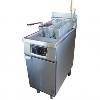 Falcon Infinity Single Tank Twin Basket Free Standing Gas Filtration Fryer G2845F - Click to Enlarge