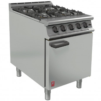Falcon 4 Burner Dominator Plus Gas Oven Range G3161 with Feet - Click to Enlarge