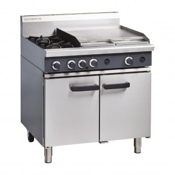 Cobra Gas Oven Range with Griddle CR9B - Click to Enlarge