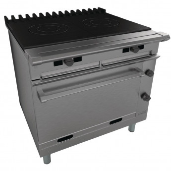 Falcon Chieftain Twin Bullseye Gas Oven Range G1006FX - Click to Enlarge