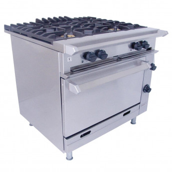 Falcon Chieftain 4 Burner Gas Oven Range G1006X - Click to Enlarge
