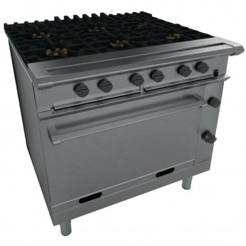 Falcon Chieftain 6 Burner Gas Oven Range G1066X - Click to Enlarge
