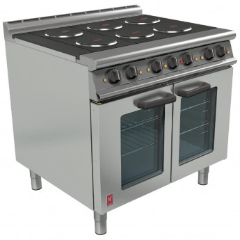 Falcon Dominator Plus 6 Hotplate Oven Range with Fan Assisted Oven E3101 OTC - Click to Enlarge