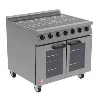 Falcon Dominator One Series 6 zone Induction Range on Castors E163i - Click to Enlarge