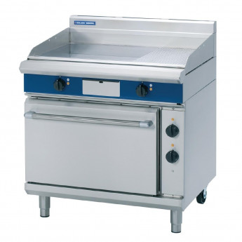 Blue Seal Evolution Chrome 1/3 Ribbed Griddle Static Oven Electric 900mm EPE506 - Click to Enlarge