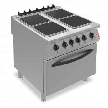 Falcon F900 Four Hotplate Electric Oven Range E9184 - Click to Enlarge