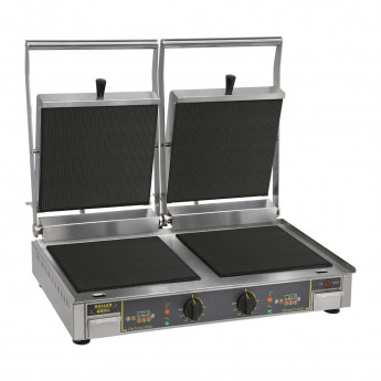 Roller Grill Premium VC DR Double Ribbed Contact Grill - Click to Enlarge