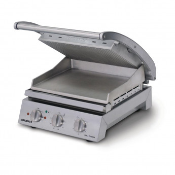 Roband Contact Grill 6 Slice Ribbed Top Plate 2200W GSA610R - Click to Enlarge