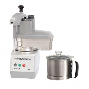 Robot Coupe Food Processor with Veg Prep Attachment R401 - Click to Enlarge