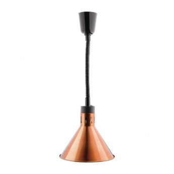 Buffalo Conical Retractable Heat Shade Copper Finish - Click to Enlarge
