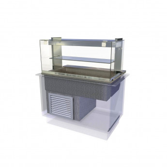 Kubus Drop In Chilled Deli Serve Over Counter 1525mm KCDL4HT - Click to Enlarge