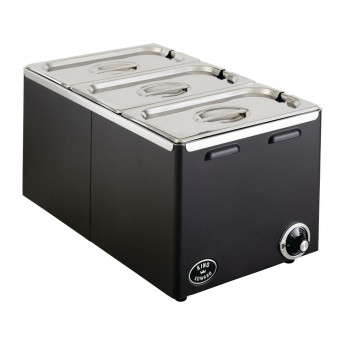 King Edward Wet and Dry Heat Bain Marie Black - Click to Enlarge