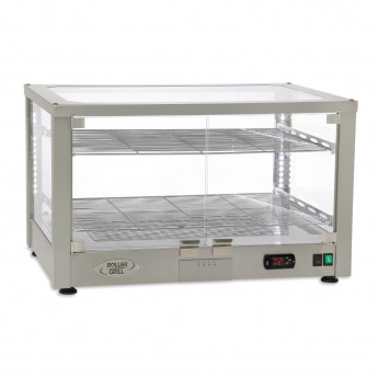 Roller Grill Heated 2 Shelf Display Cabinet WD780 SI - Click to Enlarge