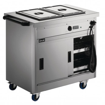 Lincat Panther 670 Series Hot Cupboard with Bain Marie P6B2 - Click to Enlarge